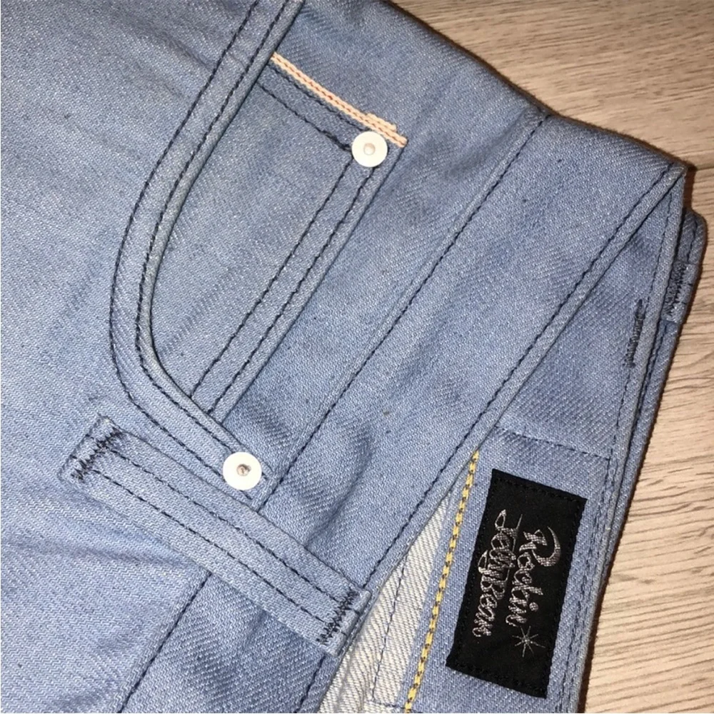 Vintage Big John BJxRJB Tapered Selvedge Skinny Jean - Picture 7 of 15